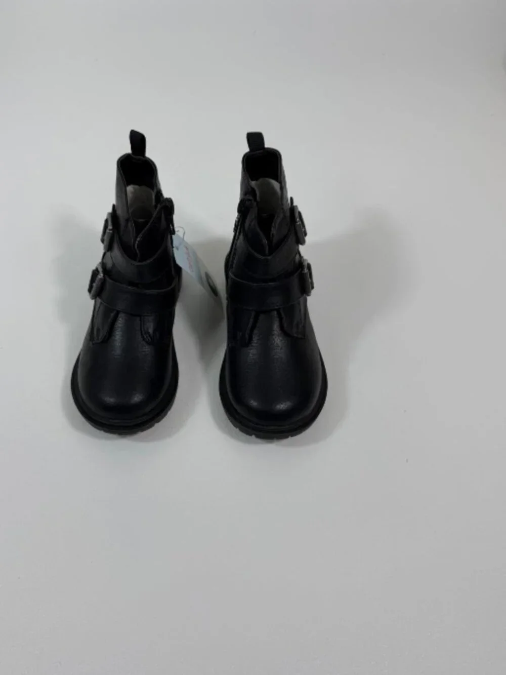 Toddler Girls' Beatrix Zipper Moto Boots - Cat & Jack™ Black Sz 9
